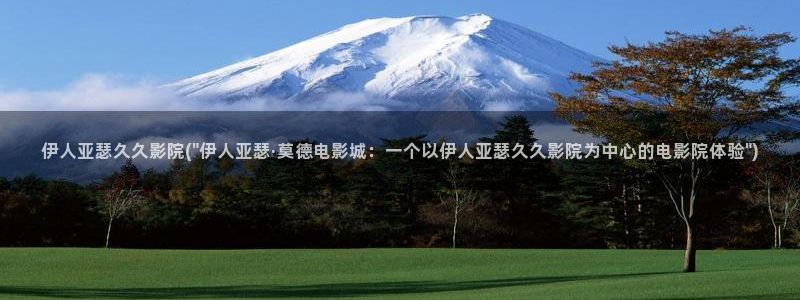 久久伊人理论影院